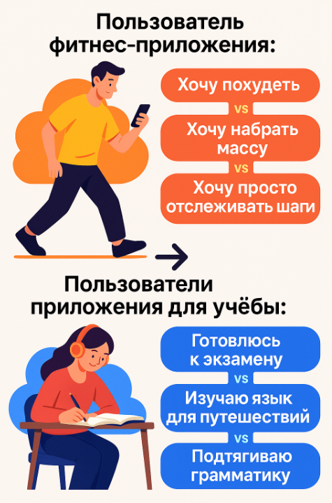 Примеры сегментации целевой аудитории по потребностям